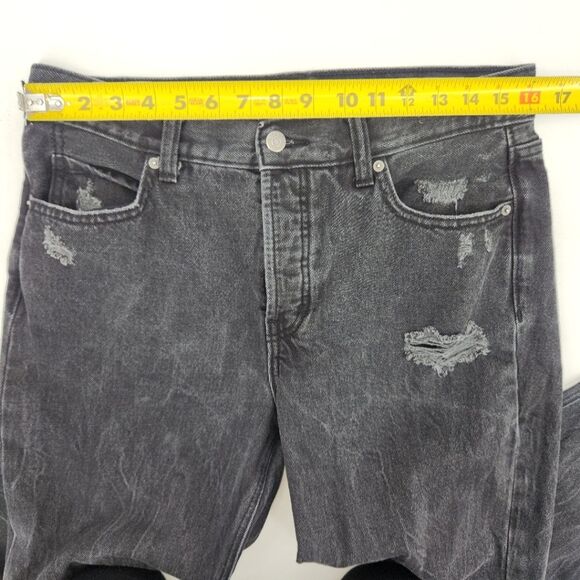 Old Navy Jeans Womens Size 10 High Rise Slouchy Straight Button Fly Everyday - Picture 5 of 7